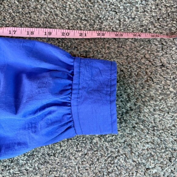 Remo of California Women's L Blue Pants Suit 2 Piece Set Blazer Pants Made USA - Picture 4 of 10